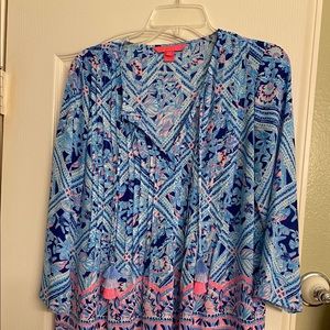 Lilly Pulitzer Marlina Tunic Top Size Small